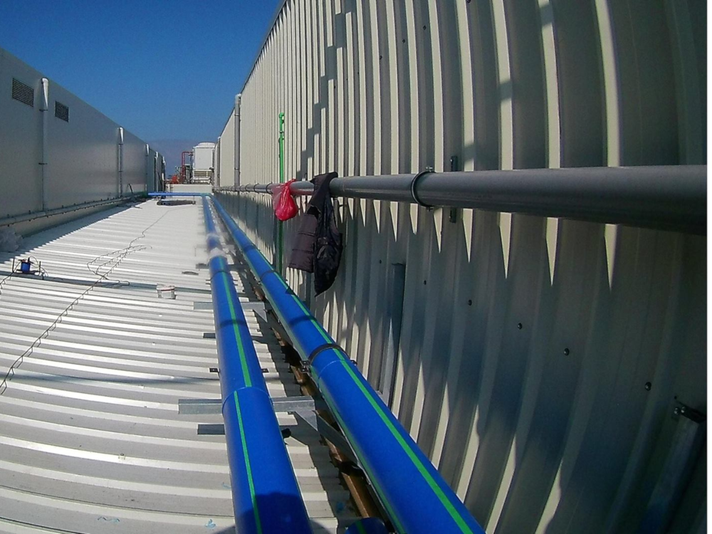 Installation of industrial refrigeration at a factory in Rethymno, Crete